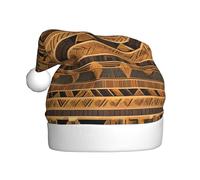WZYCWB Adult New Year Santa Hat, Egyptian frescoes Plush Santa Hat, 15.7 Inch Tall, Christmas New Year Party Unisex Decorative Hat