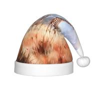 WZYCWB African Savanna Giraffe Patterned Christmas Party Hat, Children's Class Activity Gift, Christmas Holiday Decoration Prop