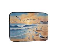 WZYCWB airborne seagulls 15 inch Laptop sleeve compatible with 10-17-inch laptops. A lightweight, portable, and stylish accessory.