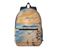 WZYCWB airborne seagulls Printed backpack with pockets - suitable for work, business trips, travel, sports