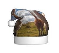 WZYCWB alpaca Adult Christmas hat, unisex, Santa Claus, Christmas, Halloween, holiday party adult plush Christmas hat