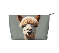 WZYCWB Alpaca Avatar Printed Travel Cosmetic Bag, Perfect for Business Trips and Vacations.