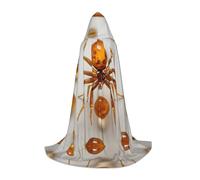 WZYCWB Amber Fossil Spider S Patterned Hooded Cape Cosplay Costume - Holiday Party Costume Props