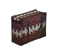 WZYCWB American Football Laces Storage Bag for Adults, 48.7L, Polyester, Zippered, 53 x 40 x 23 cm, Foldable
