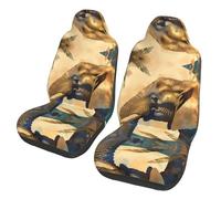 WZYCWB An elephant Car Seat Protectors (2 Pack), Auto Seat Covers Guard Sedan, SUV, Truck, Van, Bus & Ferry Seats