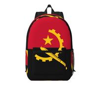 WZYCWB Angola Flag Printed backpack with pockets - suitable for work, business trips, travel, sports