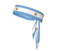 WZYCWB Argentine Flag Printed Sports Headband, Men's and Women's Headscarf for Playing Ball, Morning Jogging, Outdoor Sports