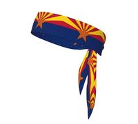 WZYCWB Arizona Flag Printed Sports Headband, Men's and Women's Headscarf for Playing Ball, Morning Jogging, Outdoor Sports