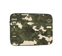 WZYCWB Army camouflage 10 inch Printed laptop sleeve for 10-17-inch laptops, perfect for both business and leisure use.