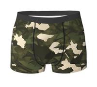 WZYCWB Army camouflage Men's boxer briefs - suitable for business, sports and leisure, multiple, Black, S