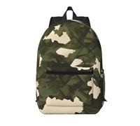 WZYCWB Army camouflage Printed backpack with pockets - suitable for work, business trips, travel, sports