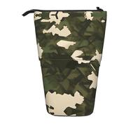 WZYCWB Army Camouflage Printed Retractable Pen Holder Suitable for use as a Simple Cosmetic Bag, Wallet, etc.