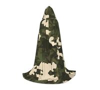 WZYCWB Army camouflage S Patterned Hooded Cape Cosplay Costume - Holiday Party Costume Props