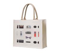 WZYCWB Atmosphere of the era Printed three-dimensional canvas tote bag suitable for travel, work, fitness, camping and beach carrying