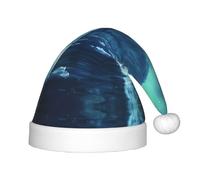 WZYCWB Aurora and Icebergs Patterned Christmas Party Hat, Children's Class Activity Gift, Christmas Holiday Decoration Prop