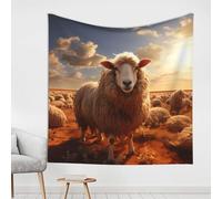 WZYCWB Australian sheep Patterned decorative tapestry, suitable for wall decoration in living rooms and bedrooms