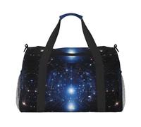 WZYCWB Australian sheep Printed fitness travel bag. Perfect for yoga training, short trips, and swimming gear., Starry Sky, One Size