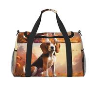 WZYCWB Australian sheep Printed fitness travel bag. Perfect for yoga training, short trips, and swimming gear., Nerdy Beagle, One Size
