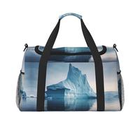 WZYCWB Australian sheep Printed fitness travel bag. Perfect for yoga training, short trips, and swimming gear., Icebergs, One Size