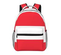 WZYCWB Austrian flag Casual Backpack, 11.4x15.7x7.8 Inch, Laptop Backpack for Travel Hiking Business Camping Gym