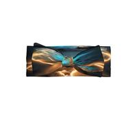 WZYCWB Baby Bow Headband with View Under the Moon Elastic Bow Hair Accessories Suitable for 0-6 Months Baby Very Meaningful Gift