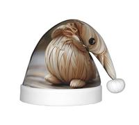 WZYCWB Bamboo bunny Patterns Fun Christmas Party Hat, Class Party Activity Holiday Christmas Decoration Hat