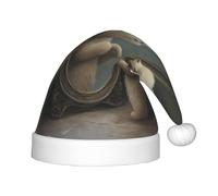 WZYCWB Bear in the mirror Patterns Fun Christmas Party Hat, Class Party Activity Holiday Christmas Decoration Hat