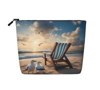 WZYCWB beautiful blue sky and sea Patterned cosmetic bag, travel cosmetic bag, multifunctional storage bag, storage for daily necessities