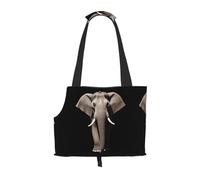 WZYCWB Beautiful elephant Lightweight travel bag for cats & breathable small dog shoulder bag for easy portability