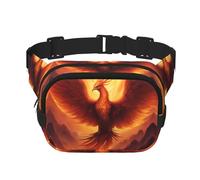 WZYCWB Beautiful Phoenix Sports Waist Bag, Trendy and Fashionable Crossbody Bag, Lightweight Travel Small Bag