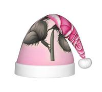 WZYCWB Beautiful pink roses Print Christmas Party Hat, Children's Class Activity Gift, Christmas Holiday Decoration Prop