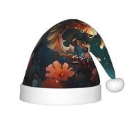 WZYCWB Beautiful Seahorse Couple Patterned Christmas Party Hat, Children's Class Activity Gift, Christmas Holiday Decoration Prop