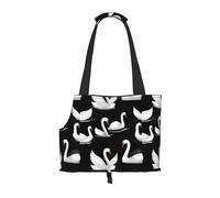 WZYCWB Beautiful swan Printed Pet Shoulder Bag - Lightweight, Breathable Travel Small Pet Shoulder Bag
