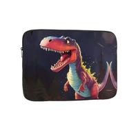 WZYCWB big-mouthed dinosaur 13 inch Printed laptop sleeve for 10-17-inch laptops, perfect for both business and leisure use.