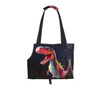 WZYCWB big-mouthed dinosaur Lightweight travel bag for cats & breathable small dog shoulder bag for easy portability