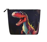 WZYCWB big-mouthed dinosaur Patterned cosmetic bag, travel cosmetic bag, multifunctional storage bag, storage for daily necessities
