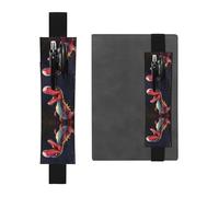 WZYCWB Big-mouthed Dinosaur Printed Large-Capacity PVC Pen Holder + Creative Diary Pen Bag Set with Elastic Band Anti-Slip Design