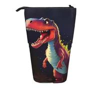 WZYCWB Big-mouthed Dinosaur Printed Retractable Pen Holder for Dorm or Office use.