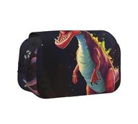 WZYCWB big-mouthed dinosaur Printing Portable Pencil Case ideal for organizing pens in the office or storing makeup brushes