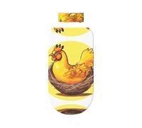 WZYCWB Bird's Nest Golden Chicken Baby Girl Swaddling Set Newborn Receiving Blanket with Headband Must-Have Swaddling Blanket for Children's Room