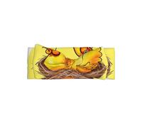 WZYCWB Bird's Nest Golden Chicken Bow Headband Children Elastic Bow Hair Accessories 0-6 Months Hair Bows for Newborns Infants Toddlers