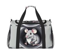 WZYCWB Bird's Nest Golden Chicken Handheld travel bag weekend bag fitness yoga bag suitable for fitness and other scenarios, Mouse In The Hole, One Size