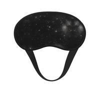 WZYCWB Black and White Galaxy Printed Sleeping Eye mask, Full Coverage, relieves Eye Fatigue