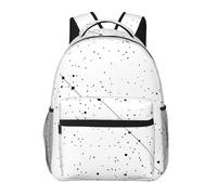 WZYCWB Black diagonal lines Casual Backpack, 11.4x15.7x7.8 Inch, Laptop Backpack for Travel Hiking Business Camping Gym