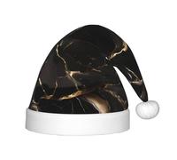 WZYCWB Black Gold Marble Print Christmas Party Hat, Children's Class Activity Gift, Christmas Holiday Decoration Prop