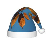 WZYCWB Blue sky and leaves Print Christmas Party Hat, Children's Class Activity Gift, Christmas Holiday Decoration Prop