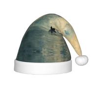 WZYCWB Boat on the horizon Patterned Christmas Party Hat, Children's Class Activity Gift, Christmas Holiday Decoration Prop