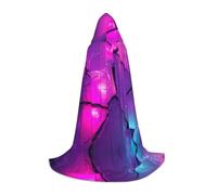 WZYCWB Broken Ground L Patterned Hooded Cape Cosplay Costume - Holiday Party Costume Props