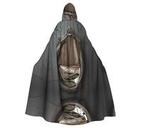 WZYCWB Broken House Patterned Hooded Cape - Ideal Costume for Carnival/Festival Party Cosplay