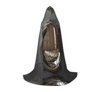 WZYCWB Broken House Printed Hooded Cape | Cosplay Costume, Halloween Anime Party Prop - Medium